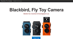 Desktop Screenshot of blackbirdflycamera.com